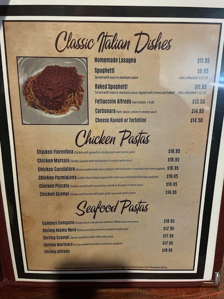 Mama Rosa's Menu image 4